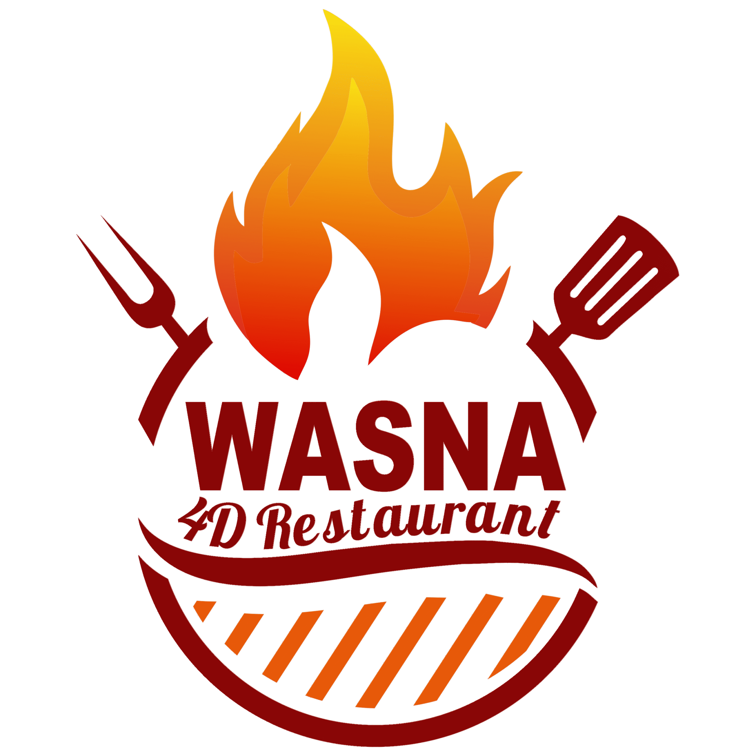 wasna 4d restaurant logo